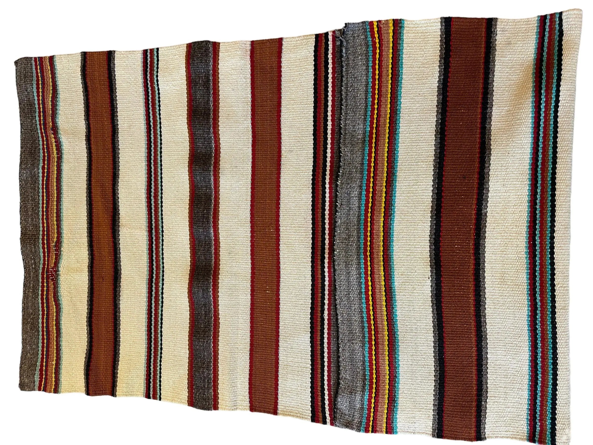 Vintage Native American Navajo Rug 30” x 63” Rugistan