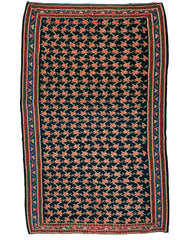 Vintage Persian Senneh Kilim 4’4” x 7’ Rugistan