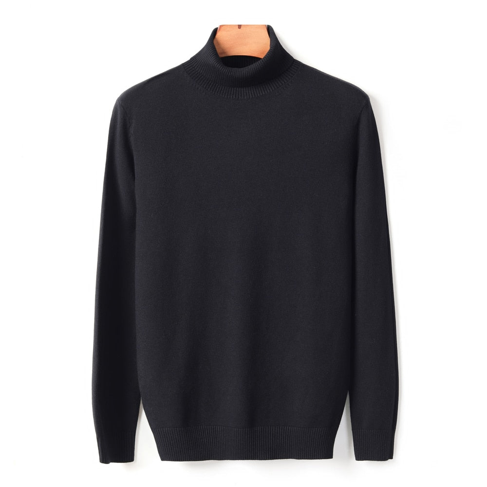 Men's Warm Turtleneck Sweater | Premium Materials