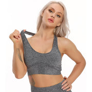 Seamless female fitness t-shirts