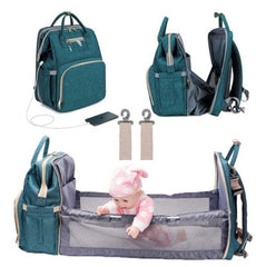 Foldable Bed Diaper Bag – Convenient & Portable