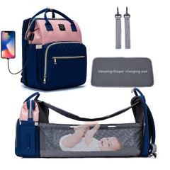 Foldable Bed Diaper Bag – Convenient & Portable