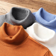 Men's Warm Turtleneck Sweater | Premium Materials