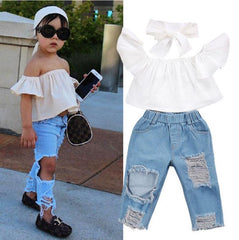 Kids' Top & Jeans Set | Stylish & Durable