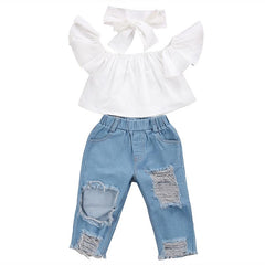 Kids' Top & Jeans Set | Stylish & Durable