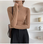 Knitted slim turtleneck pullover - Family Shopolf