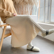 Women's A-Line Knitted Skirt - Family Shopolf