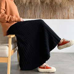 Women's A-Line Knitted Skirt | Stylish - Family Shopolf